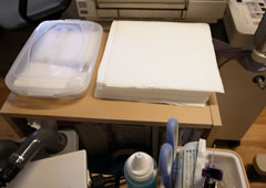 枕のカバー（キッチンペーパー）